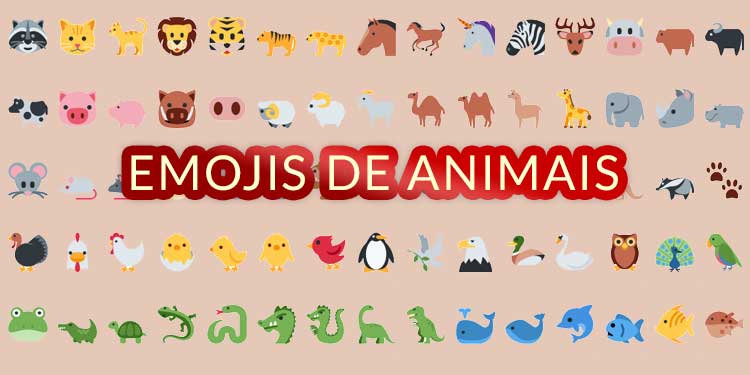 Teclado emoji de animais